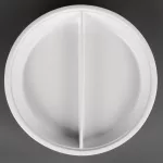 Olympia Whiteware Divided Round Dish 3.5Ltr 123.1oz - Image 3