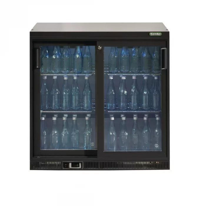 Gamko Bottle Cooler - Double Sliding Door 250 Ltr - Image 2