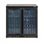 Gamko Bottle Cooler - Double Hinged Door 250 Ltr Black - Image 2