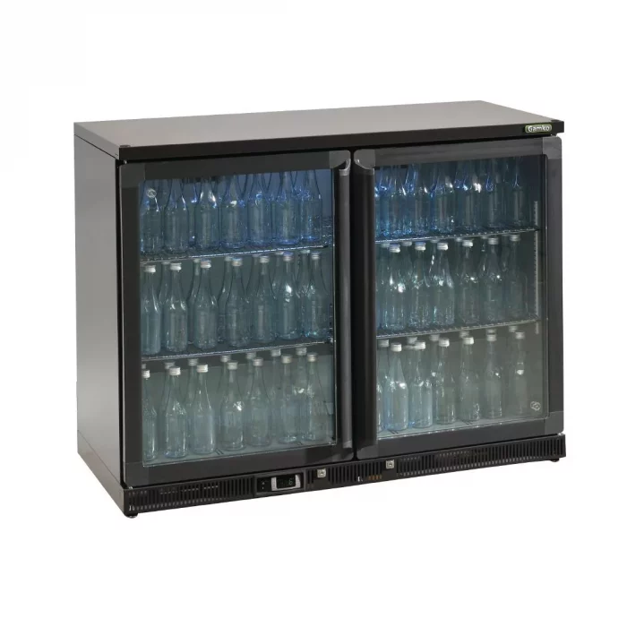 Gamko Bottle Cooler - Double Hinged Door 275 Ltr Black - Image 1