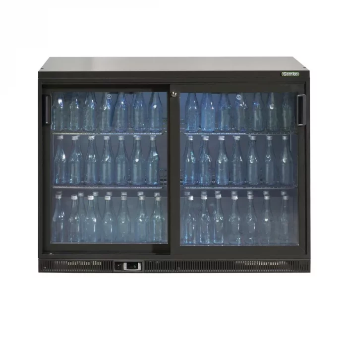 Gamko Bottle Cooler - Double Sliding Door 275 Ltr - Image 2