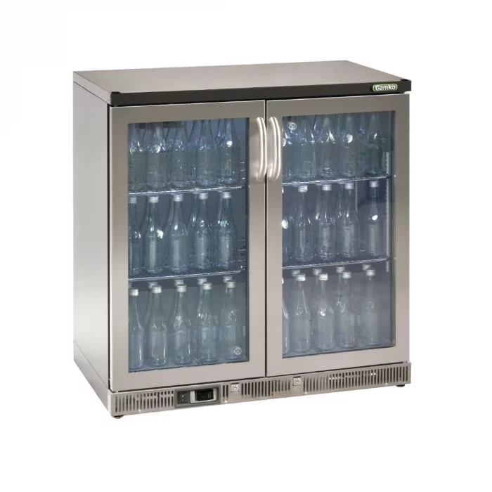 Gamko Bottle Cooler - Double Hinged Door 250 Ltr Stainless Steel - Image 1