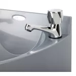 Basix Polycarbonate Hand Wash Basin Grey - Image 5