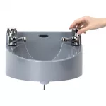 Basix Polycarbonate Hand Wash Basin Grey - Image 8