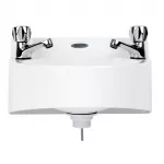 Basix Polycarbonate Wash Hand Basin White - Image 3