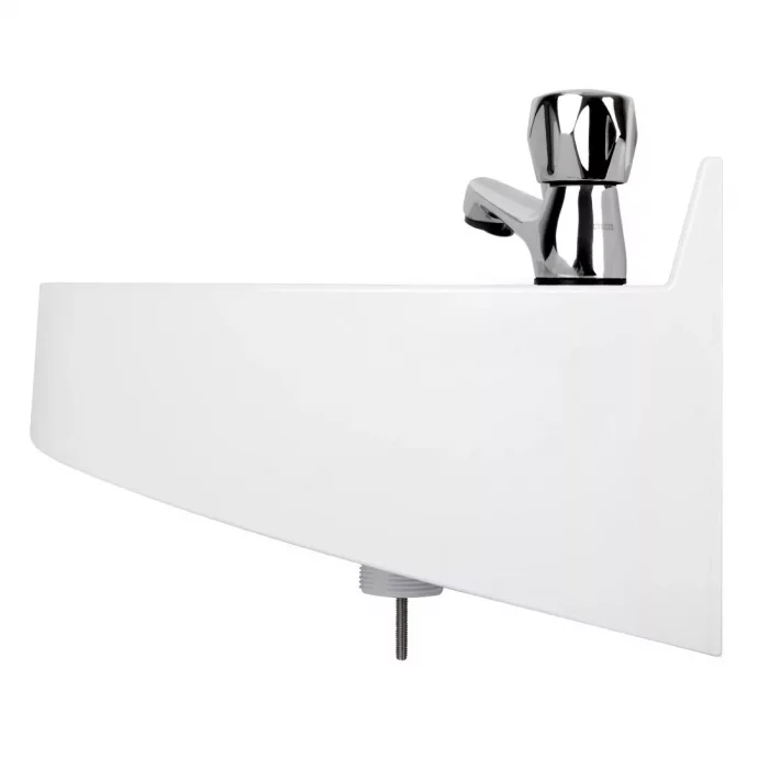 Basix Polycarbonate Wash Hand Basin White - Image 4