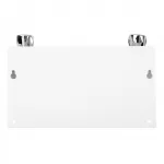 Basix Polycarbonate Wash Hand Basin White - Image 5