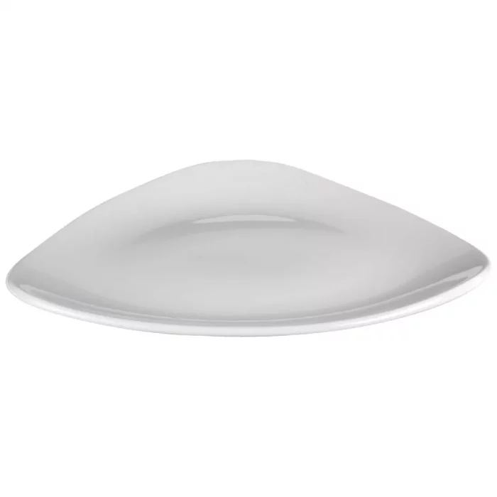 Churchill Lotus Triangle Plates 229mm (Pack of 12) - Image 1