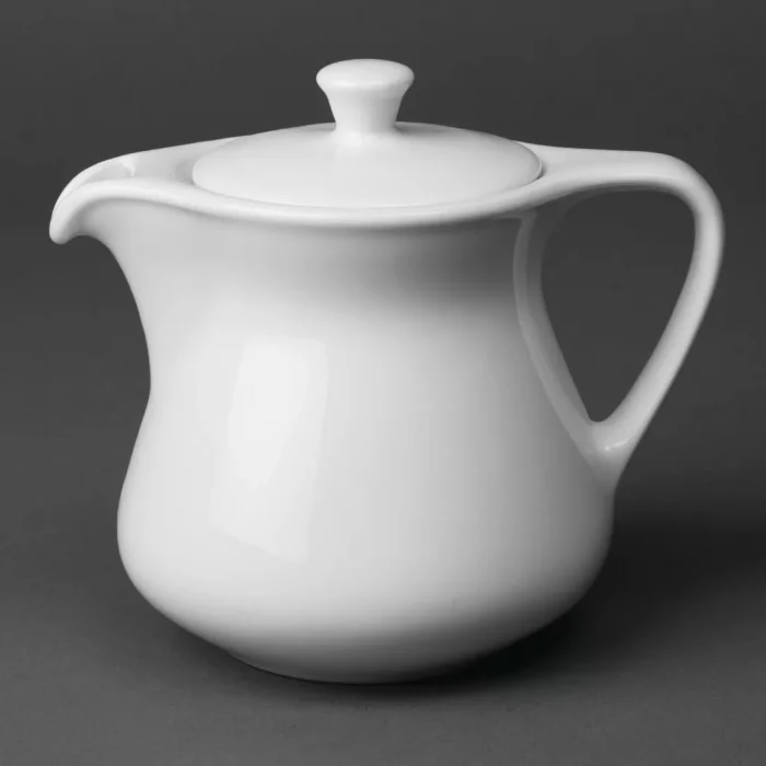 Royal Porcelain Classic White Teapots 300ml (Pack of 12) - Image 1