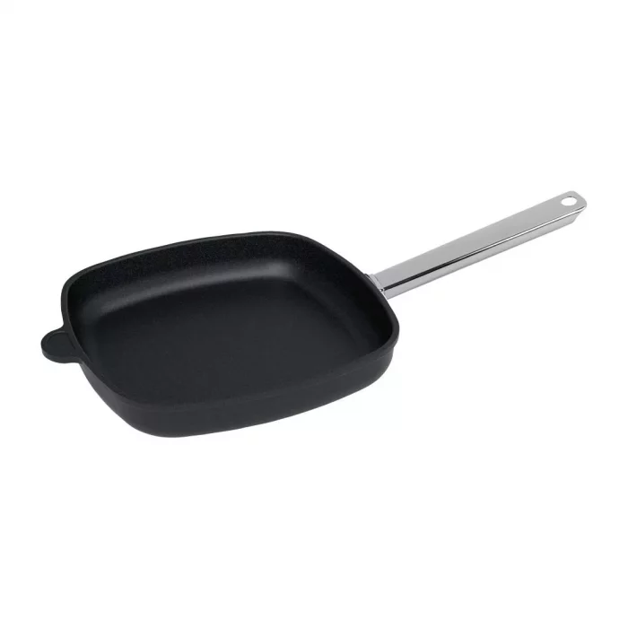 AMT Gastroguss Aluminium Non-Stick Flat Square Pan 10cm - Image 1