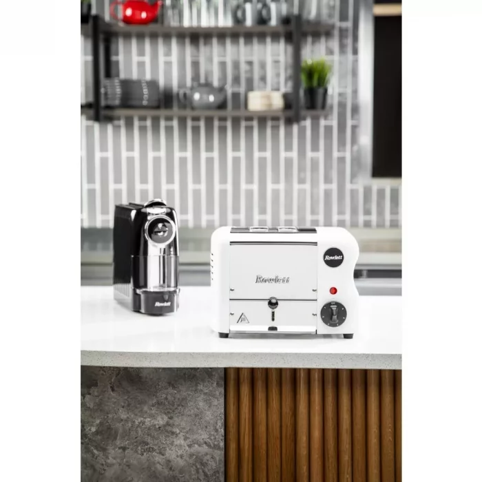 Rowlett Esprit 2 Slot Toaster White w/ 2 Additional Elements & Sandwich Cage - Image 2