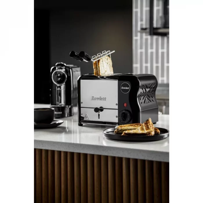 Rowlett Esprit 2 Slot Toaster Jet Black w/2 Additional Elements & Sandwich Cage - Image 7