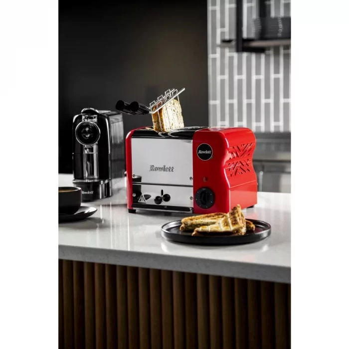Rowlett Esprit 2 Slot Toaster Traffic Red w/2 Additional Elements & Sandwich Cage - Image 7