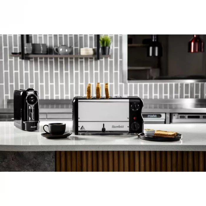 Rowlett Esprit 4 Slot Toaster Jet Black w/2x Additional Elements & Sandwich Cage - Image 5
