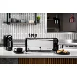Rowlett Esprit 6 Slot Toaster Jet Black w/2x Additional Elements & Sandwich Cage - Image 2