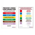 Hygiplas Thick High Density Chopping Board Set Large 600x450x24mm (Pack of 6) - Image 2