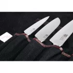 Boldric Canvas Knife Bag Black 6 Slots - Image 4