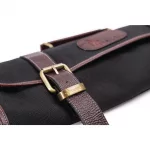 Boldric Canvas Knife Bag Black 9 Slots - Image 2