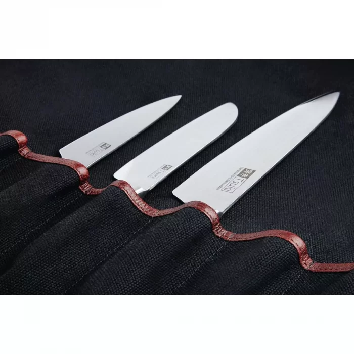 Boldric Canvas Knife Bag Black 17 Slots - Image 4