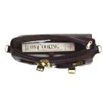 Boldric Messenger Leather Knife Bag Brown 10 Slots - Image 2