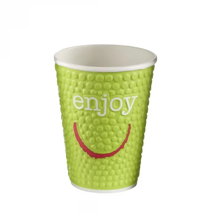 Huhtamaki Enjoy Double Wall Disposable Hot Cups 340ml / 12oz (Pack of 680) - Image 2