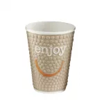Huhtamaki Enjoy Double Wall Disposable Hot Cups 340ml / 12oz (Pack of 680) - Image 5