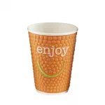 Huhtamaki Enjoy Double Wall Disposable Hot Cups 340ml / 12oz (Pack of 680) - Image 6