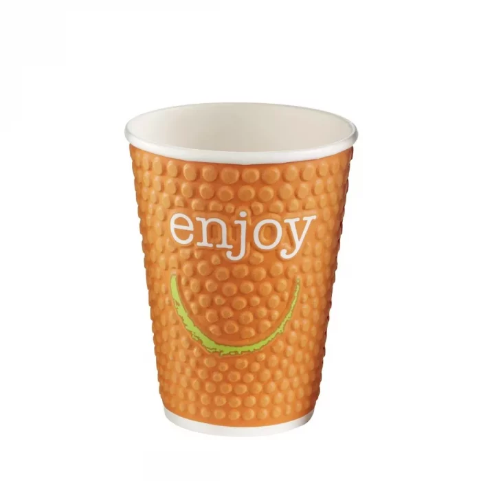 Huhtamaki Enjoy Double Wall Disposable Hot Cups 340ml / 12oz (Pack of 680) - Image 6