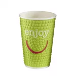Huhtamaki Enjoy Double Wall Disposable Hot Cups 455ml / 16oz (Pack of 560) - Image 2