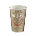 Huhtamaki Enjoy Double Wall Disposable Hot Cups 455ml / 16oz (Pack of 560) - Image 5