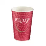 Huhtamaki Enjoy Double Wall Disposable Hot Cups 455ml / 16oz (Pack of 560) - Image 7
