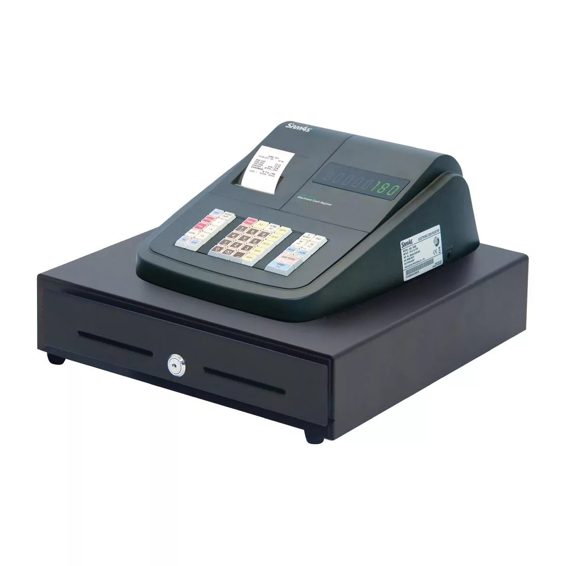 cm791_ecm781-closedleft.jpg SAM4S Cash Register ER-180US - Image 1