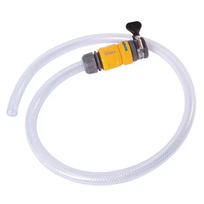 Metcalfe 3ft Water Hose and Tap Connector for Metcalfe Potato Rumbler 9P64 - Image 1