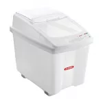 Araven Transparent Mobile Ingredient Bin 80Ltr