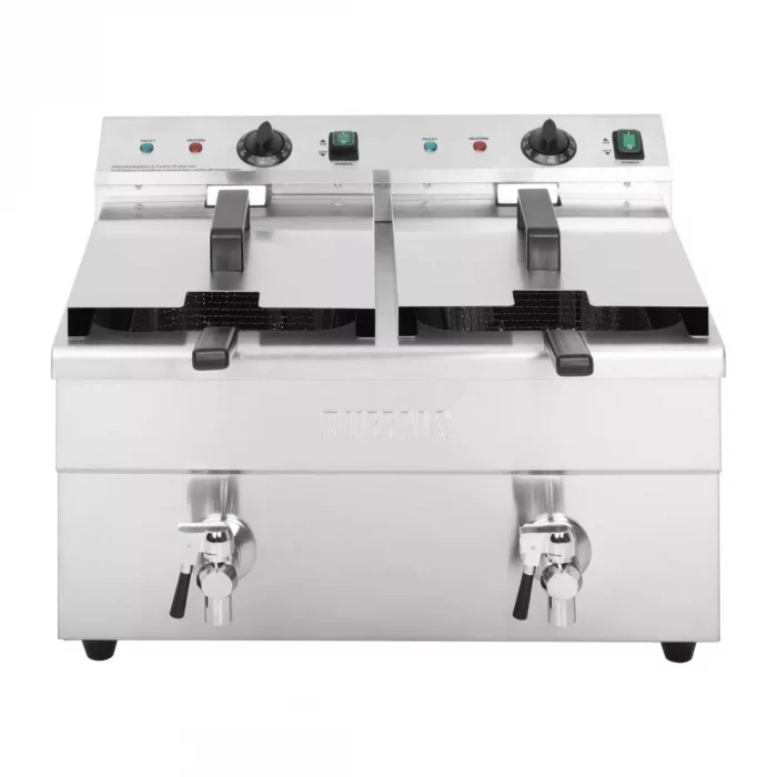 Buffalo Twin Tank Induction Fryer 2x3kW - Image 3
