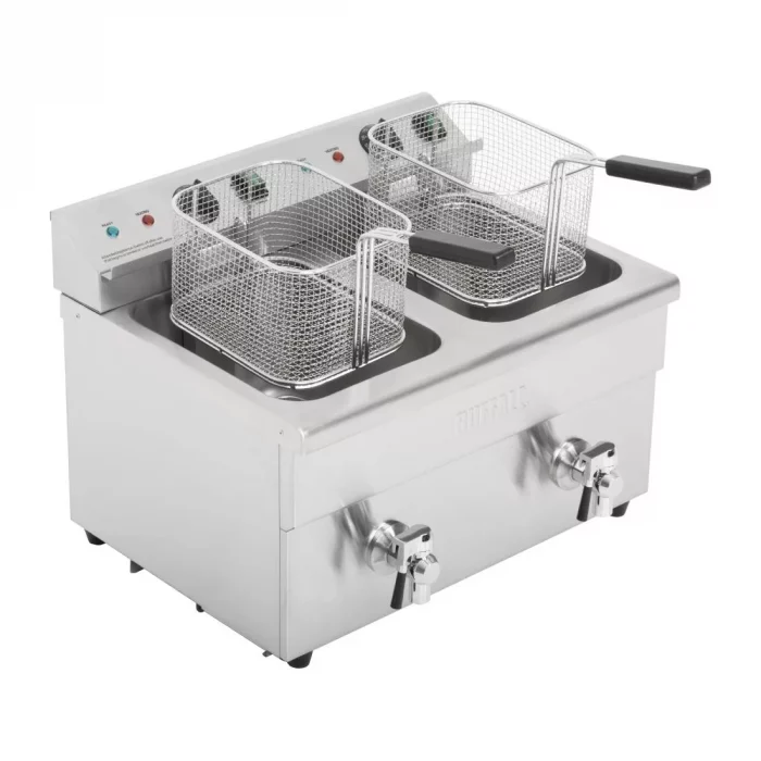 Buffalo Twin Tank Induction Fryer 2x3kW - Image 6