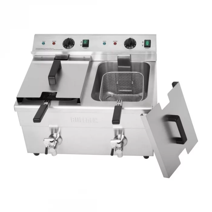 Buffalo Twin Tank Induction Fryer 2x3kW - Image 9