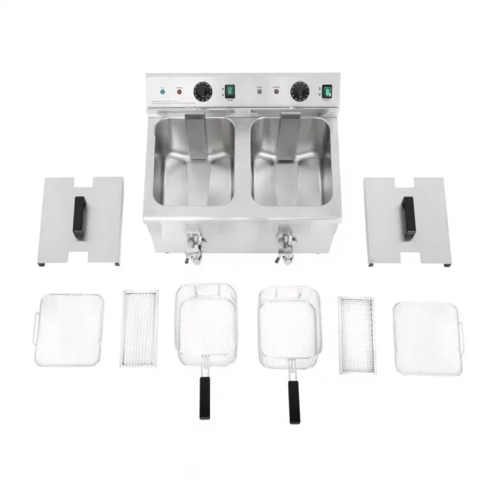 Buffalo Twin Tank Induction Fryer 2x3kW - Image 14