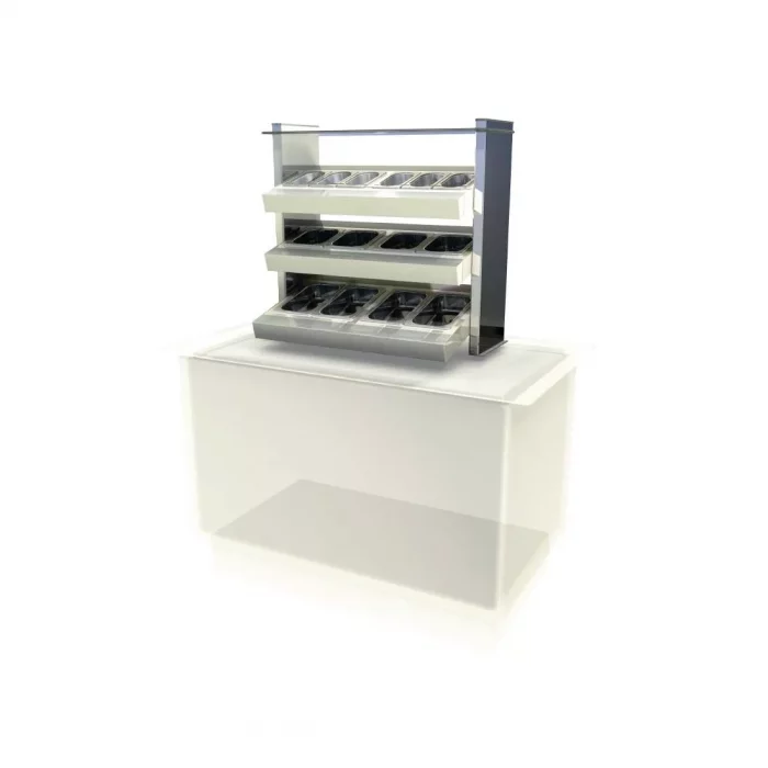 Kubus Drop In Ambient Cutlery/Condiment Unit KCCU2 - Image 1
