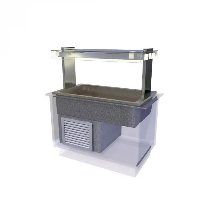 Kubus Drop In Cold Island Well Self Service 1525mm KCIW4HT - Image 1
