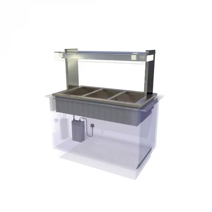 Kubus Drop In Dry Heat Bain Marie KHBM3 - Image 1