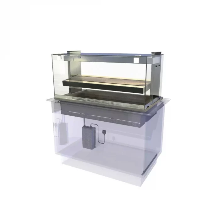 Kubus Drop In Heated Serve Over Counter KHDL3 - Image 1