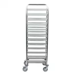 Matfer Bourgeat 12 Tray Cafeteria Trolley Grey - Image 4