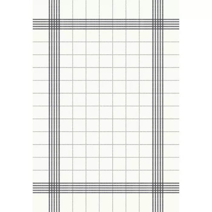 Dunisoft Towel Napkin Grey Check 38x54cm (Pack of 250) - Image 1