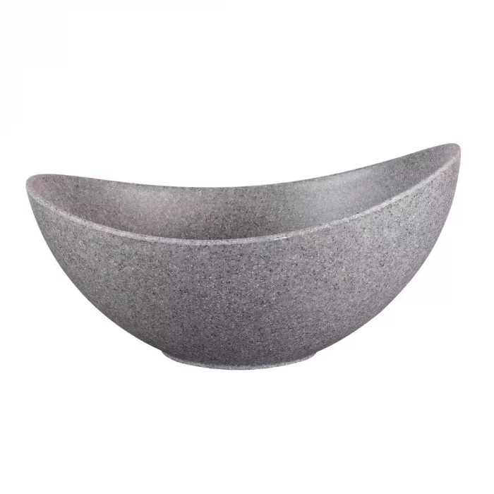 Churchill  Melamine Moonstone Bowl Granite 355mm (Pack of 2) - Image 2