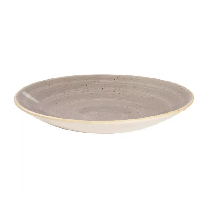 Churchill Stonecast Deep Coupe Plates Grey 225mm (Pack of 12) - Image 2