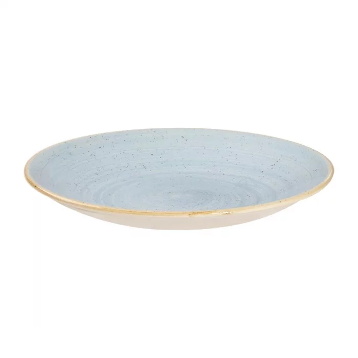 Churchill Stonecast Deep Coupe Plates Duck Egg Blue 225mm (Pack of 12) - Image 2