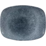 Churchill Studio Prints Raku Rectangular Plate Topaz Blue 261mm (Pack of 12)
