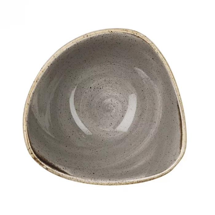 Churchill Stonecast Triangle Bowls Grey 153mm (Pack of 12) - Image 2