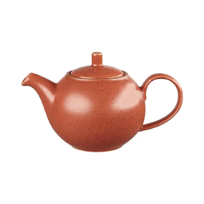 Churchill Stonecast Teapot Orange 426ml (Pack of 4) - Image 1